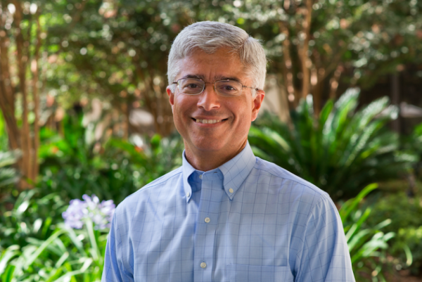 CEO facing the camera